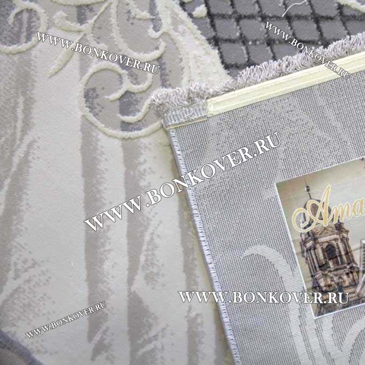 Ковер Турция Для Гостиной Дизайн 94 Серый