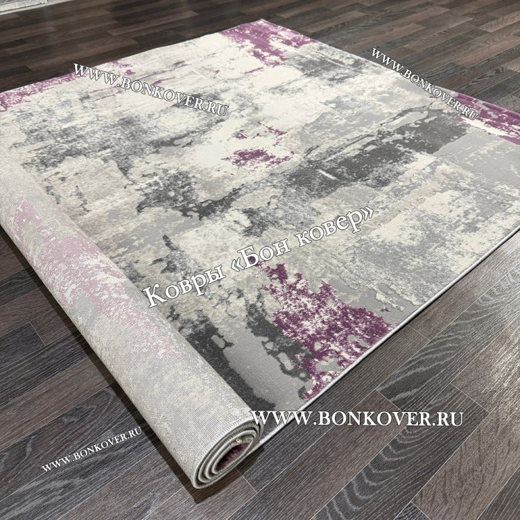 Ковер Турция Современный Дизайн 23 Сиреневый