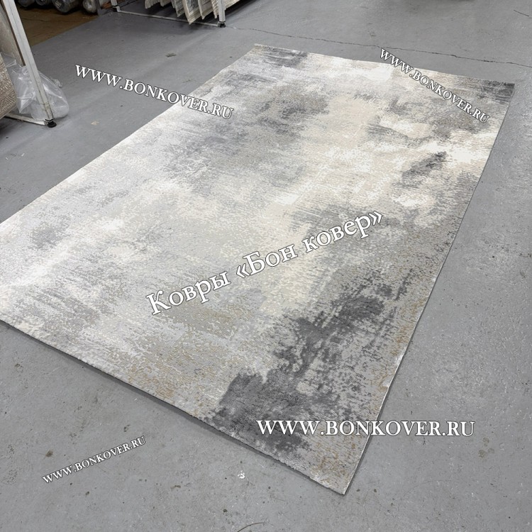 Абстрактный Ковер Для Гостиной Арт 29873 Серый