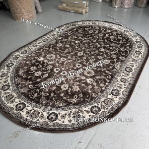 Ковер Российского Производства Дизайн 06 Коричневый Овальный